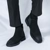 Brand Leather Men Chelsea Boots Designer British Style Gentleman Dress Shoes Classic Retro Slip-on Casual Business Ankle Boots