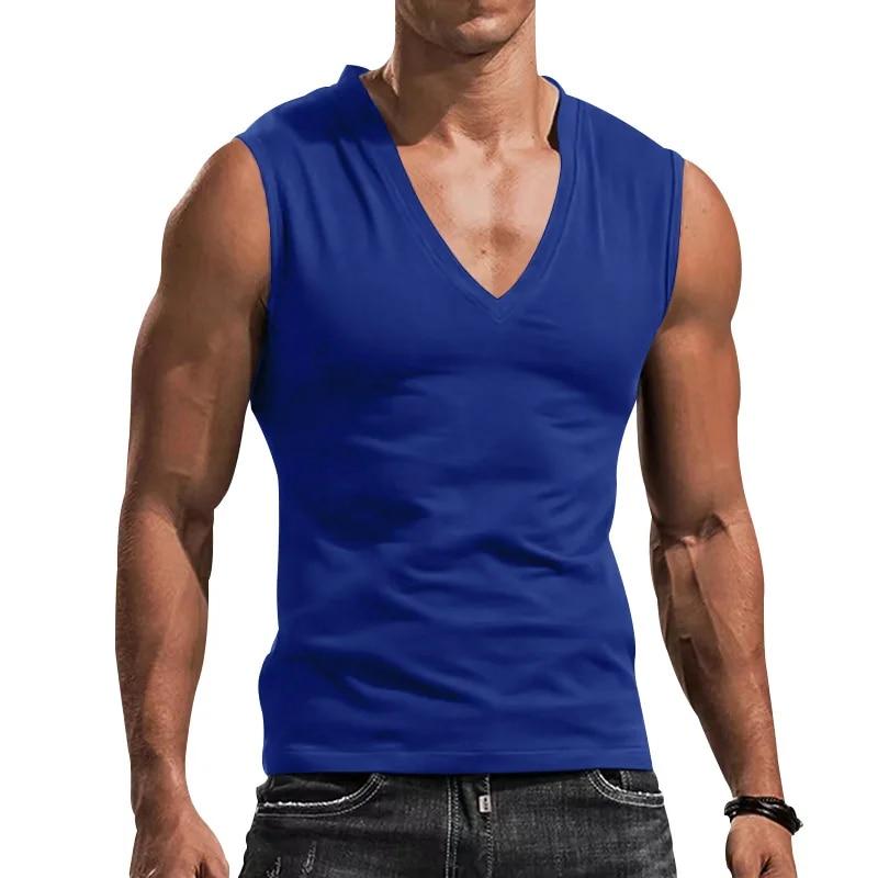 Herren Print Sportweste Tanktops Sommer Fitnessstudio Muskelaufbau T-Shirt