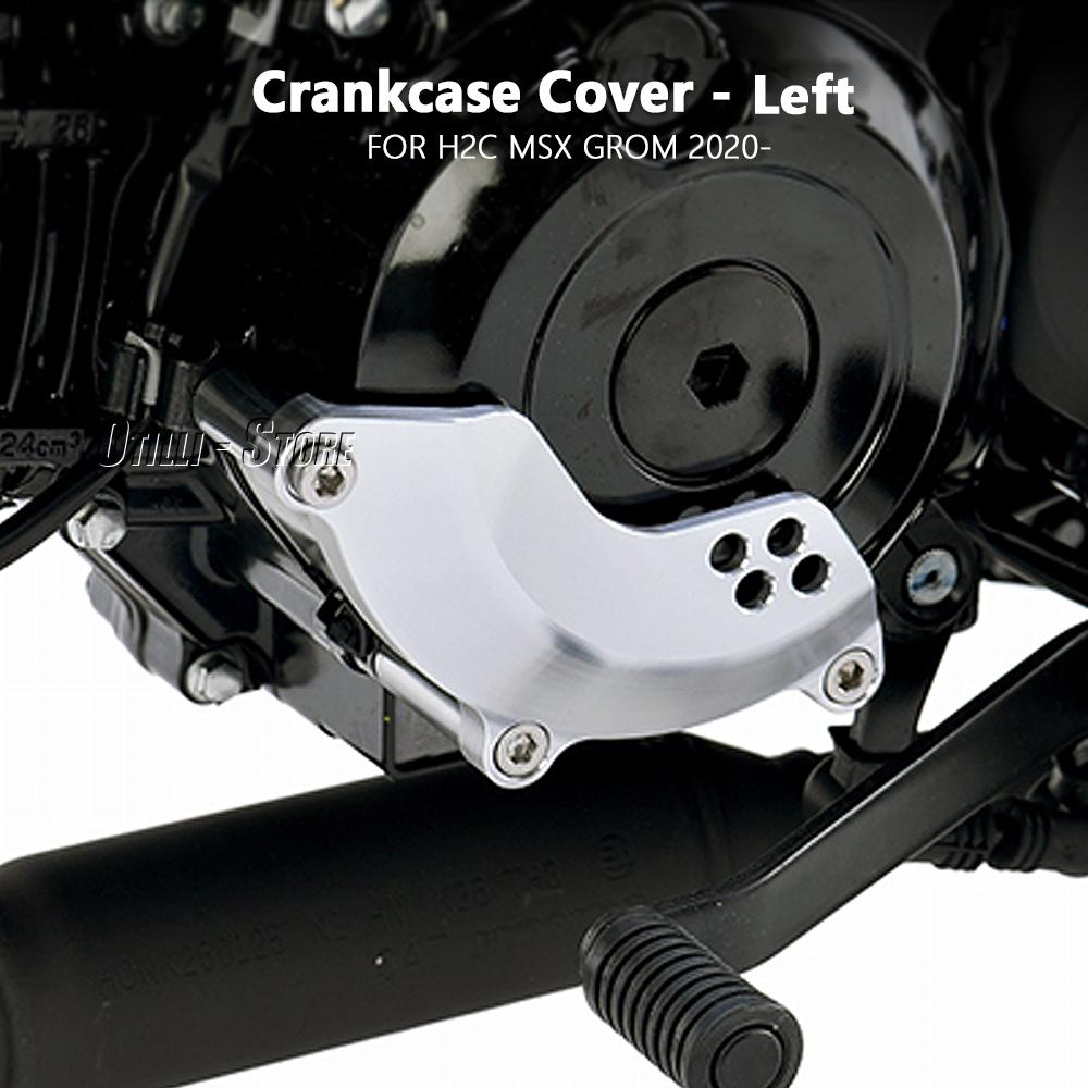 New Motorcycle Engine Case Crash Slider Protector Engine Decorative Cover For Honda H2C Msx Grom 2020 2021 2022 H2C MSX GROM
