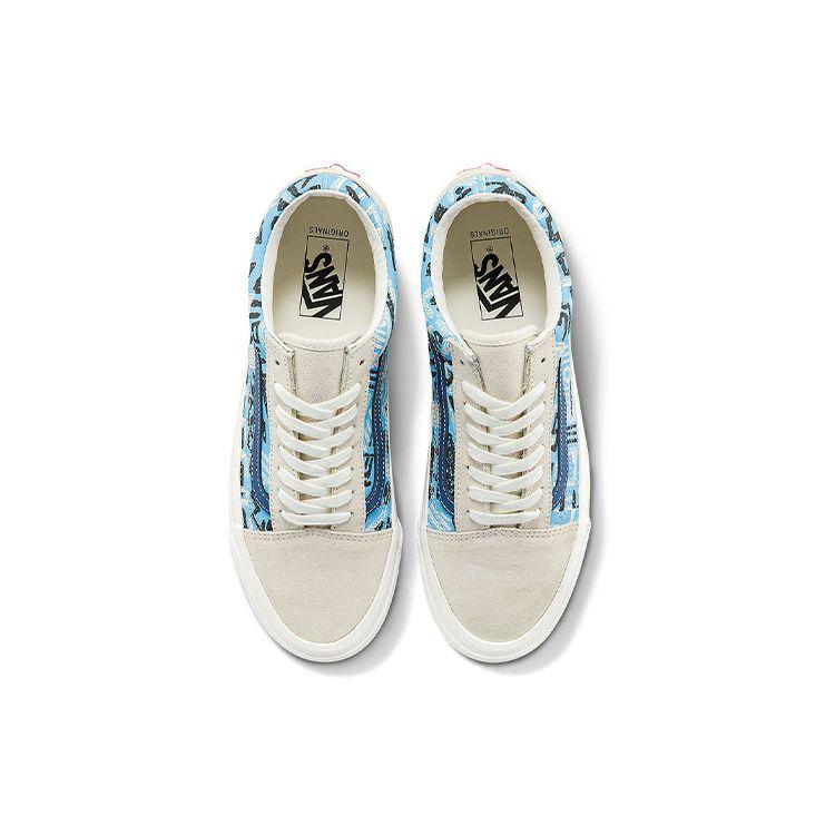 Vans OG Old Skool LX Aztec - Whitecap Grey Blue Unisex Tenisky VN0A4P3X92N