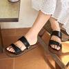 Fashion Flats Women Slippers Walking Cozy Shoes Casual Dress Woman's Sandals Summer 2025 Fashion Flip Flops New Dress Sandalias De Mujer