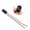 HUIQIAODS T10 Motorcycle Light Bulb Socket Bulb Holder Wire Harness