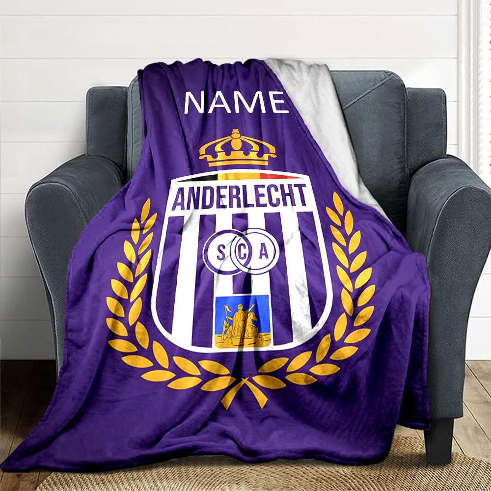 Custom Name Bochum Football Crest blanket for Couch & Bed, Plush Cozy Fuzzy Blanket Super Soft & Warm Blankets for Fall and Winter. 0908232