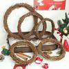 10cm/15cm/20cm Artificial Vine Frame Home Wedding Frstival Christmas Outdoor Garden Decora DIY Gift Wreath Hanging Ornament Prop