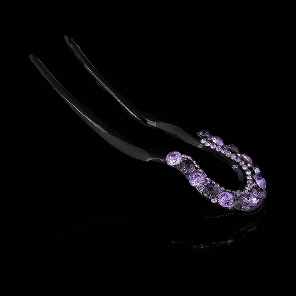 Daily Retro U-shaped Lady Fashion Acrylic Hair Sticks Hair Fork Hair Accessories Hairpin