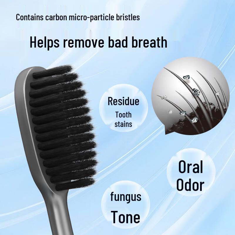 Frog Soft Carbon Bristle Adult Toothbrush, 8-Pack