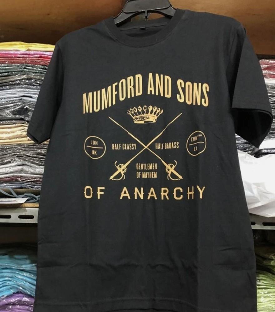 Винтажная футболка группы Mumford & Sons Хлопок Мужская Женская S-5XL Унисекс Футболка L