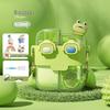 Dual-Chamber Creative Cartoon Straw Cup for Kids - Large Capacity