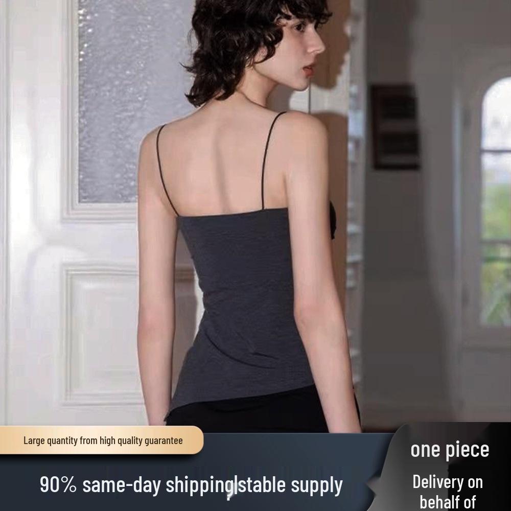 Women's Off-Shoulder Ruched Tank Top with Cups – High Elastic, Soft, Comfortable, and Stylish Design