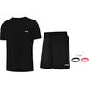 Li Ning Casual Sportswear Two Piece Set Men's Black YATU125-2