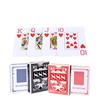 55Pcs/Set New Texas Hold'Em Plastic Playing Cards Big Character Waterproof Smooth Poker Card Table Board Bridge Games 5.8X8.8Cm