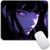 Standard Mouse Pad Purple Anime Grils Gamer Cabinet Small Gaming Mousepad Travel Mouse Mat Plymouth Non-Slip Office Mousemats