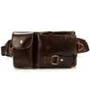 Men'S Leather Fanny Pack Retro Men'S Waist Satchel Cowhide Outdoor Breast Bag Men'S Bag Messenger Bag