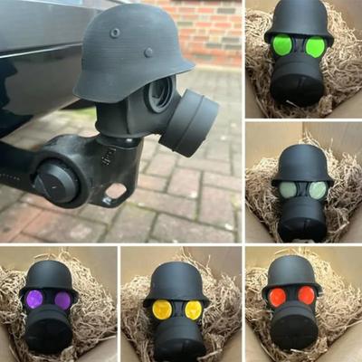 Trailer Hook Cover With Steel Helmet And Gas Mask 3d Printed Trailer Hook Ball Cover Can Prevent Rusting Of The Receiving Tube