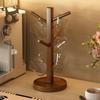 Tree Shape Coffee Mug Holder Space Saving 4/6 Hooks Mug Hanging Display Rack Multi-functional Hanging Display