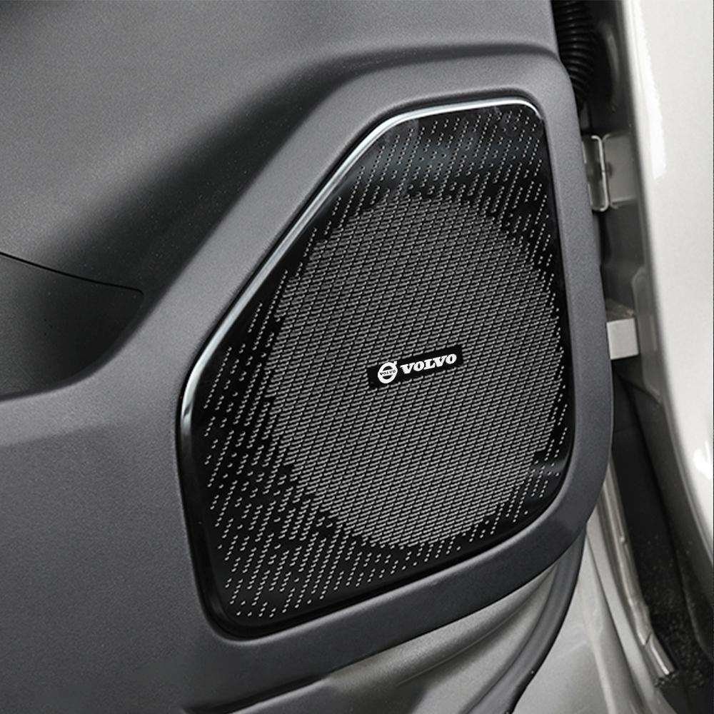 2/4/10Pcs 3D Car Audio Stereo Speaker Badge Sticker Decal Accessories For Volvo XC60 V40 XC40 V60 XC90 S60 V70 S90 CX70 V90 EX90