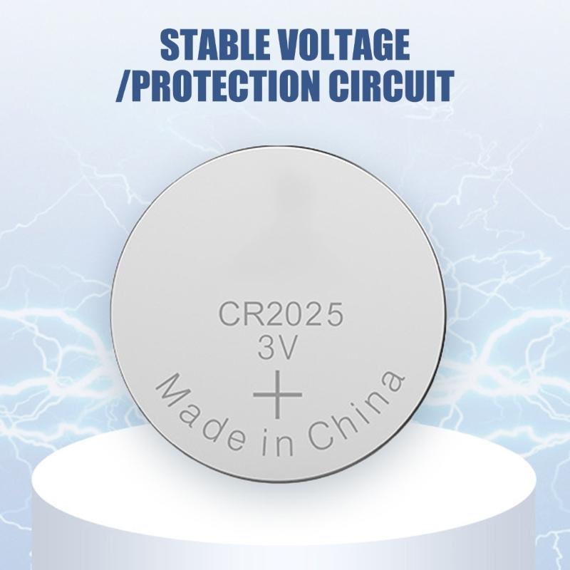CR2025 Coin Cell Battery 3V Single Pack, Lithium Button Cell for Toys Remotes and Electronic Devices 1pack