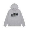 Unisex Oversized Hooded Sweatshirt With Embroidered Tiger Head Design Soft Fleece Warm Winter Casual Pullover Men Women