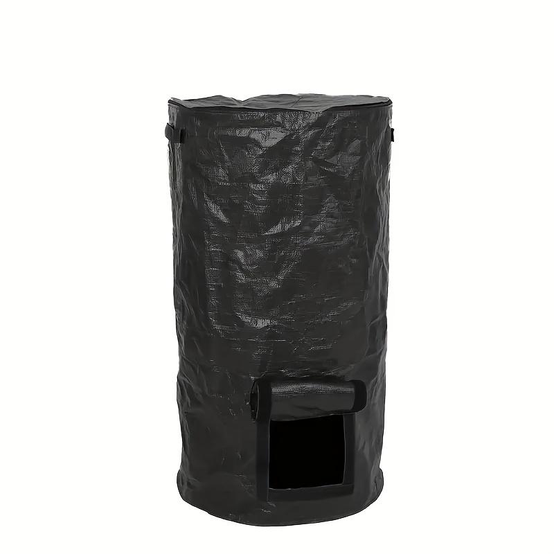 

Outdoor compost bin, reusable garbage bag, homemade nutrient soil compost bag чорний