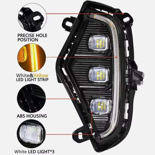 Daytime Running Lights Set for 2019-2022 Toyota RAV4