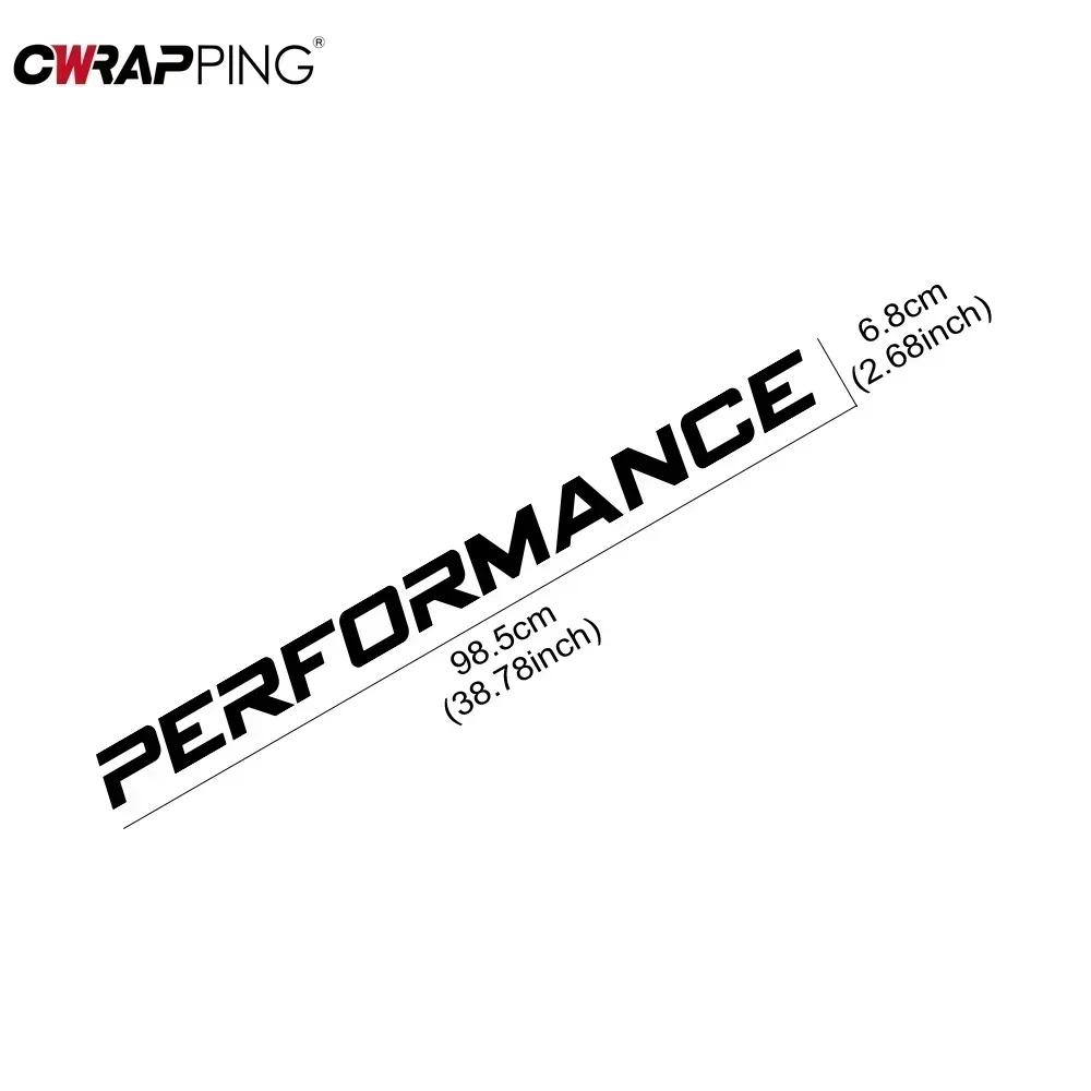 Car Decoration Sticker Creative DIY English Film PERFORMANCE Suitable for Front Windshield Waterproof Modification Accessories