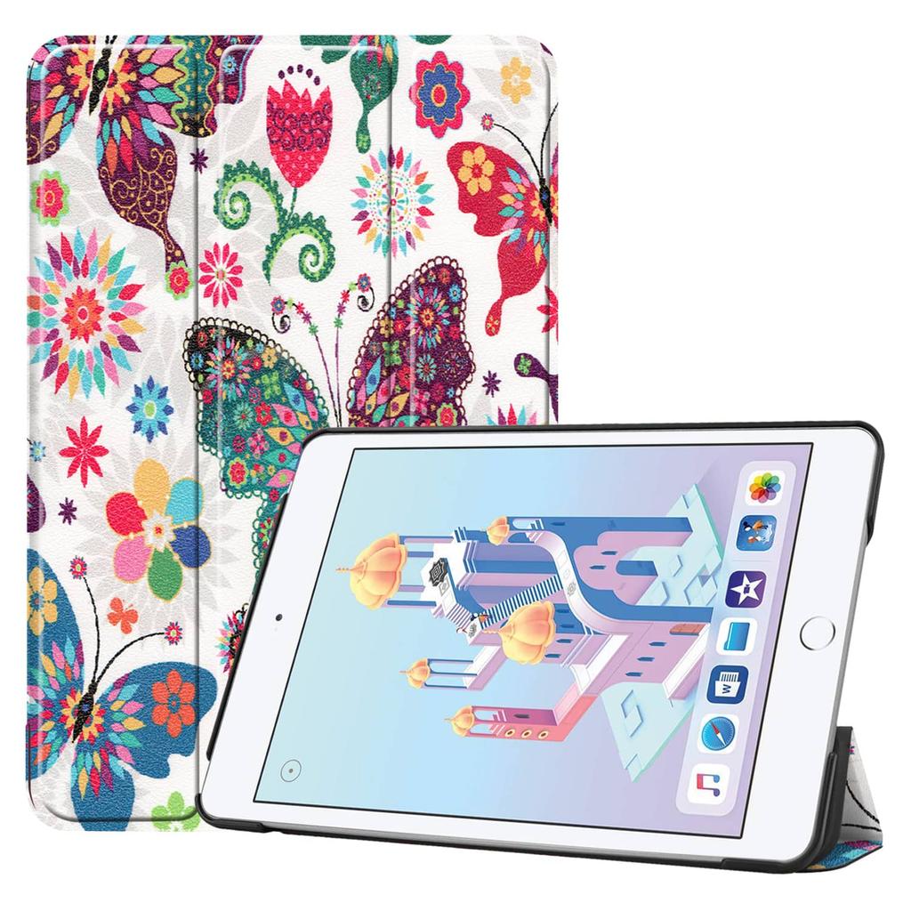 Case for IPad Mini 4 5 7.9'' with [Tri-fold Stand + Auto Wake/Sleep], Colorful Premium PU Leather Case Shockproof Hard Shell
