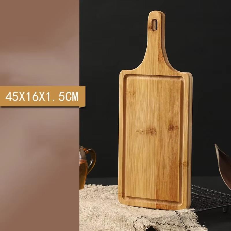 Wooden Pizza Board 1PC Rectangular Tray Baking Pan Cutting Board Cake Vegetable Tray Cheese Board Multifunction Tool