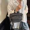 Handbag Retro Denim Bag Y2K Washed Jean Bag Portable Spicy Girl Shoulder Bag  Streetwear