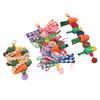 Parrot Chew Toys Set Birds Shredding Foraging Toys Bite Resistant Anxiety Reduction Cage Hanging