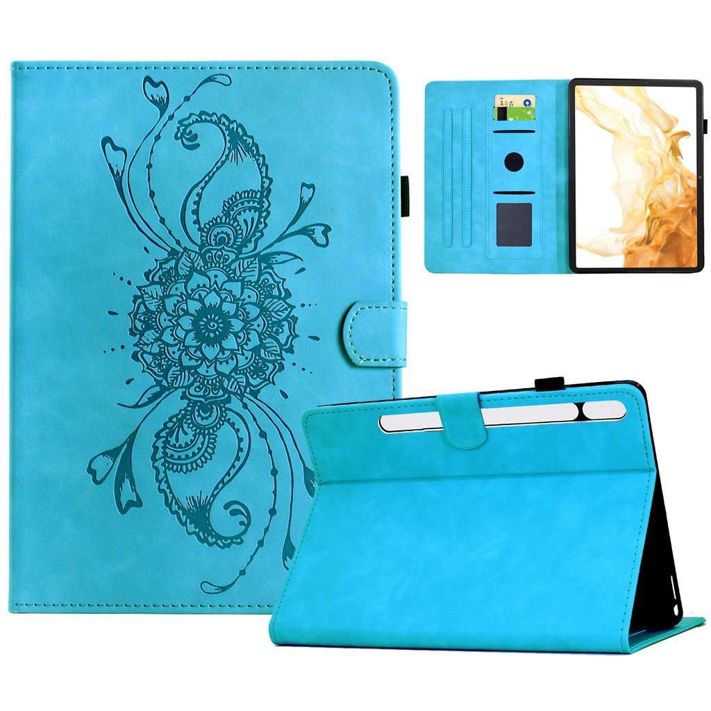 Pentru Samsung Galaxy Tab S8 X700 X706/Tab S7 T870 T875 Huse Piele Imprimată cu Mandala Husă Tabletă cu Sloturi pentru Carduri
