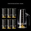Creative Gold Foil Baijiu Glass & Decanter Set