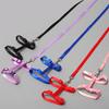 Pippitao Solid Color Cat I-shaped Cat Chest Strap, Classic Quality Cat Leash