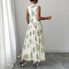 Sleeveless Maternity Maxi Dress Wrap Nursing Pregnancy Dress for Photoshoot Baby Shower Long Waist Outfit 2026