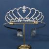 Children's Crown Hair As Birthday Headdress Comb Crown Korean Wedding Love Rhinestone Bridal Crown