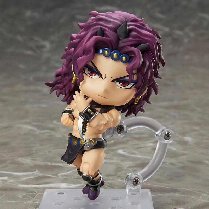 10cm Kars Jojo'S Bizarre Adventure Battle Tendency Q Style Face Swapable Boxed #1742 Anime Action Figurine Collectible Model