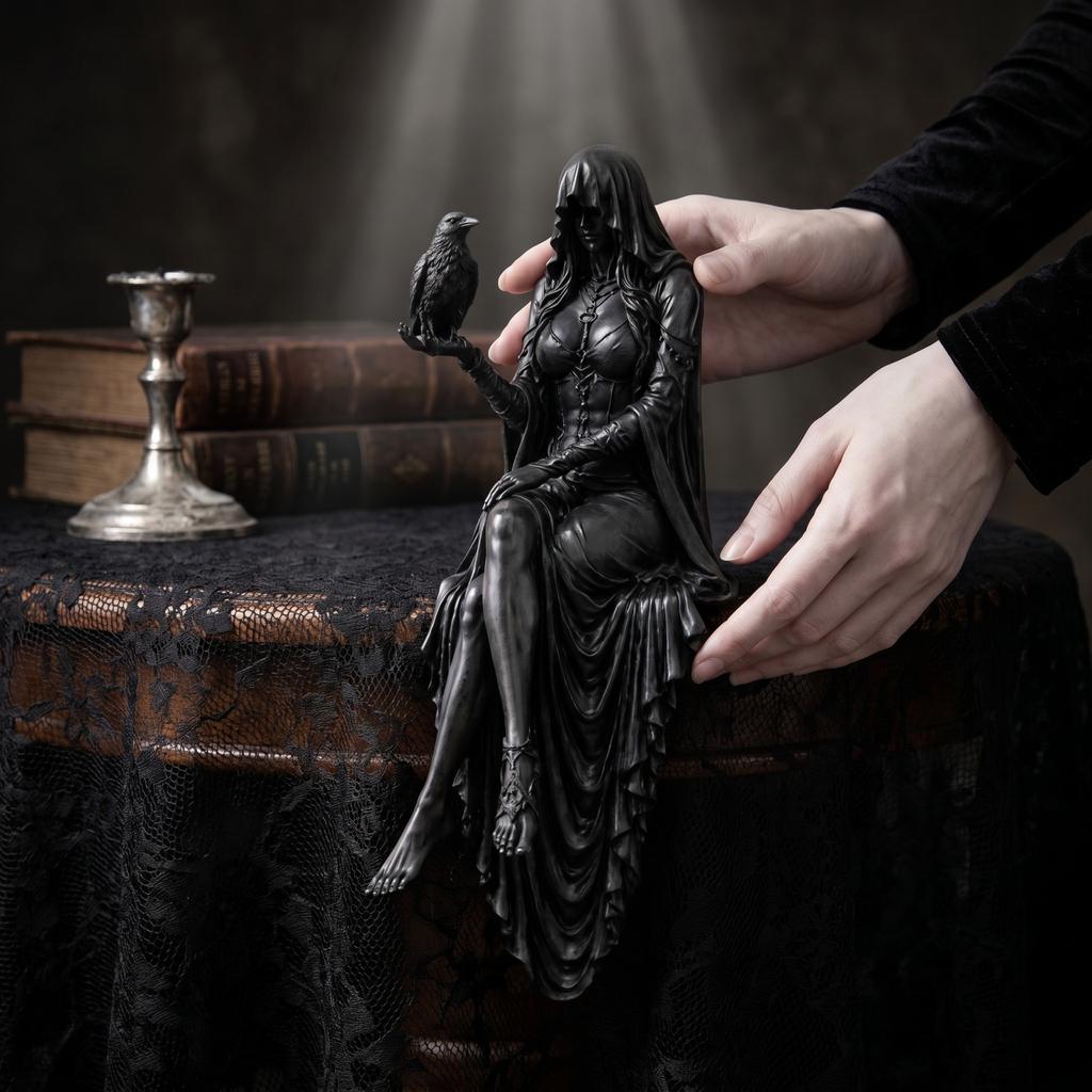 Statua Gotica in Resina per Arredamento Casa