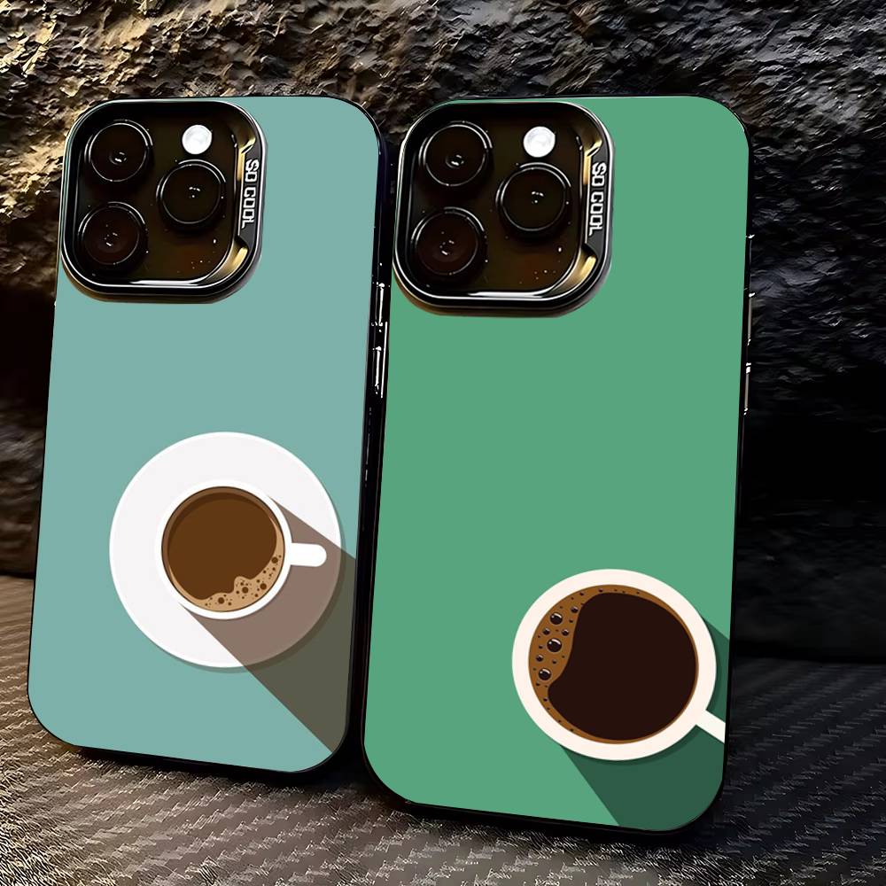 Coffee Phone Case For iPhone 17,16,15,14,13,12,11,Pro,X,Xs,MAX,Plus TPU Soft To Skin-friendly Cover