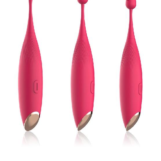 Sex Toy G-Spot Vibrator Massage Clitoris Stimulate Female Masturbation Mute Charging Honey Bean Stick Three-Head Climax