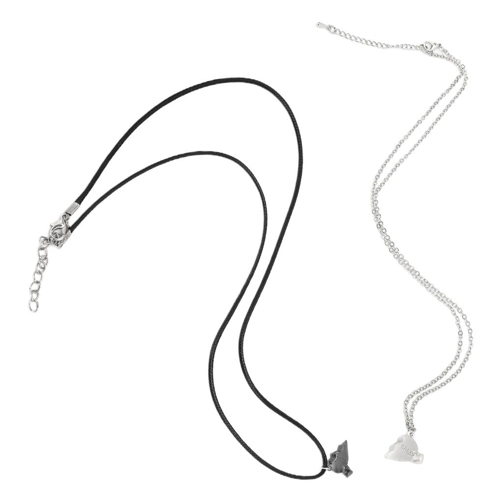 Couple Love Pendant Necklaces Magnetic Matching Necklace Heart Couples Jewelry for Women Men