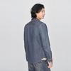 Lee Men's Standard Fit Retro Lapel Long Sleeve Denim Shirt