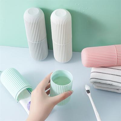 Portable Travel Toothbrush Cup Toothpaste Holder Storage Case Box Organizer