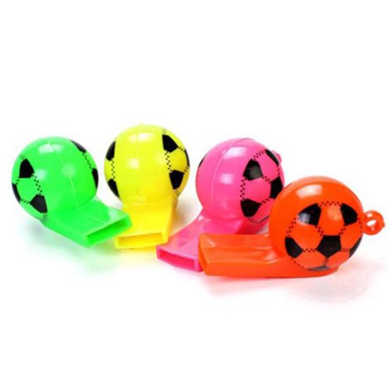 10Pcs Mini Kids Children Soccer Football Whistle Cheerleading Party Arena Toy