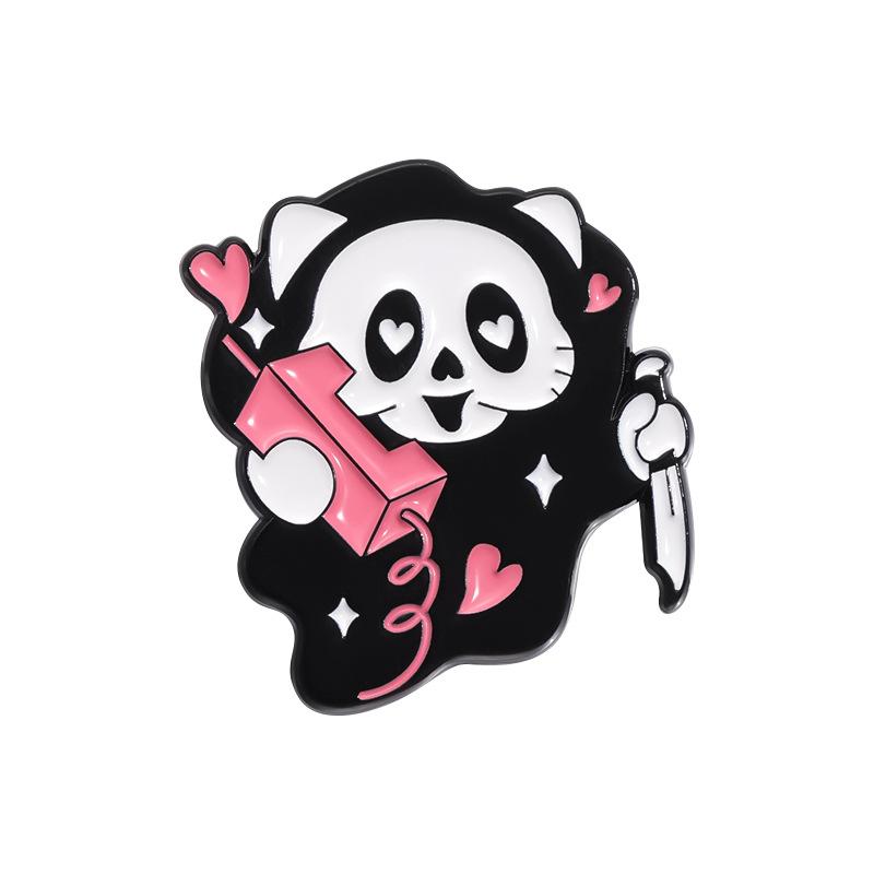 

Trendy Japanese Style Cartoon Character Brooch With Stylish Shapes Geometric QHXZ122