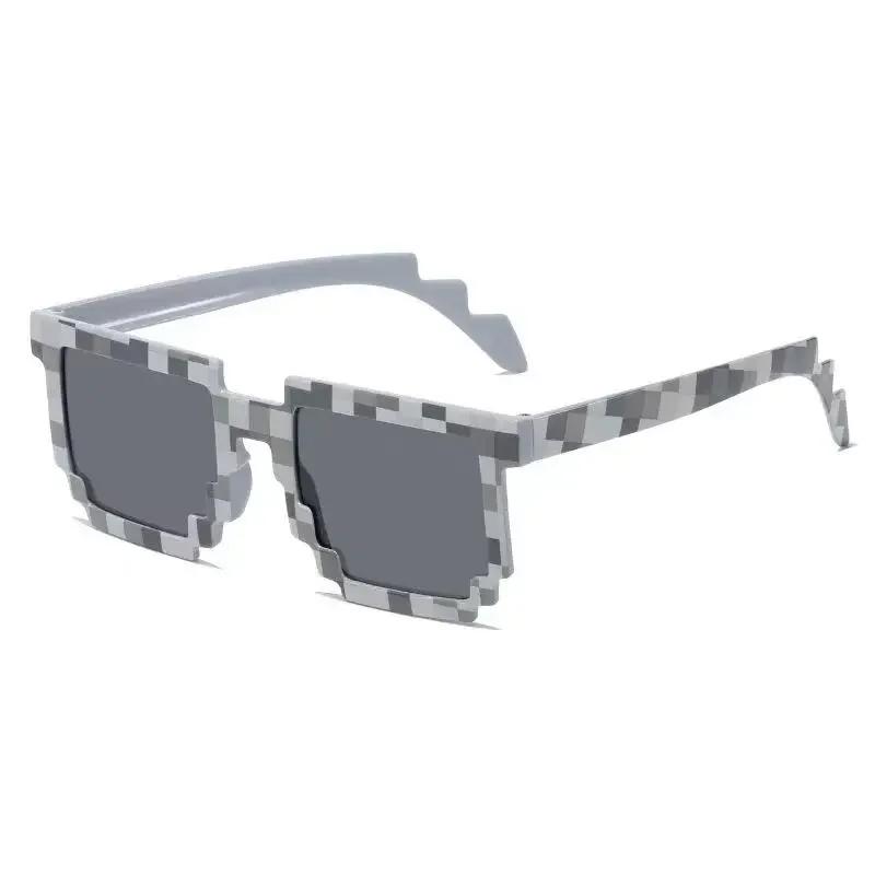 Funny Mosaic Sunglasses Fashion Party Sun Protection Ultra Light Glasses Personality Walk The Show