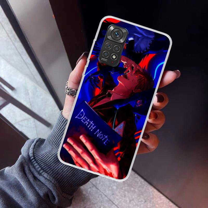 Coque de téléphone N-Note D-Death Yagami Light Pour Xiaomi Redmi Note 10 11 12 13 14 15 Pro Plus 11S 12S 14S 11T 11E 10S Dos Souple en TPU
