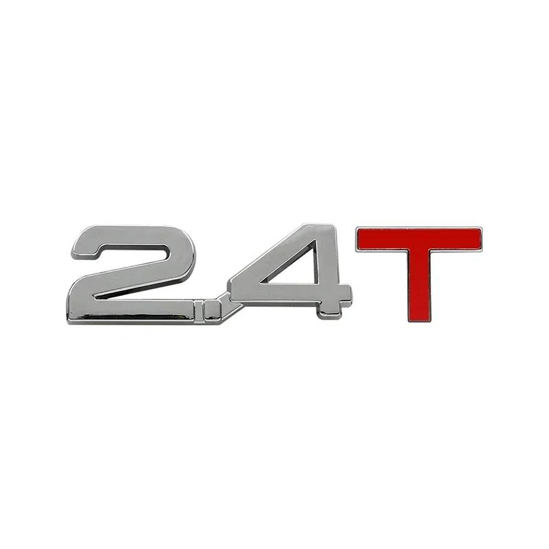 3D Metal Car Trunk Engine Displacement Emblem Badge Decal Stickers 1.3T 1.4T 1.5T 1.6T 1.8T 2.0T 2.2T 2.4T 2.5T 2.8T 3.0T Logo