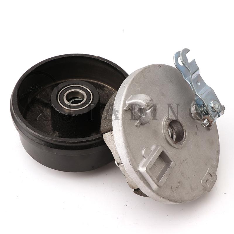 1 Pair 88mm*4 stud Left/Right Brake Drum Wheel Hub assembl for 110cc 125cc 150cc ATV UTV Quad Bike Go Kart Replacement Parts