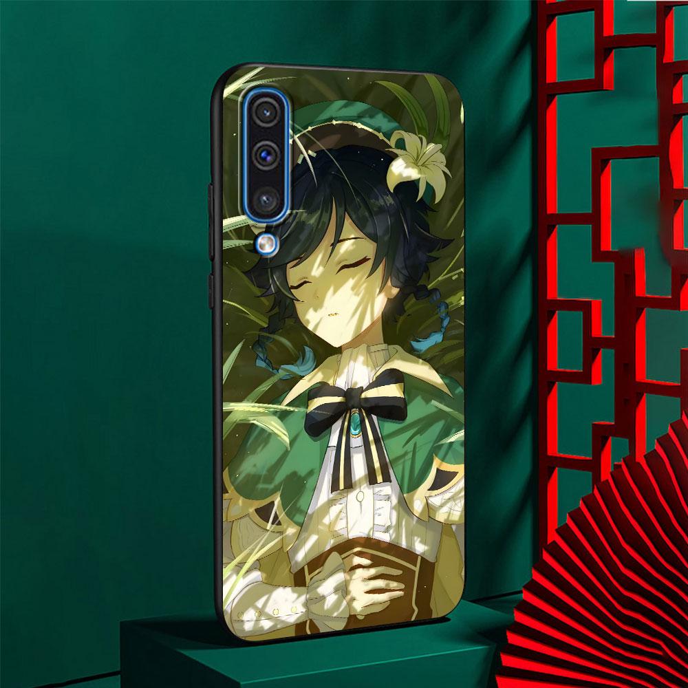 Barbatos Genshin Impact Case for Samsung Galaxy A10s A50 A50s A02s A03s A20 A30 A20e A70 A70s A20s A30s A10 Black Phone Cover