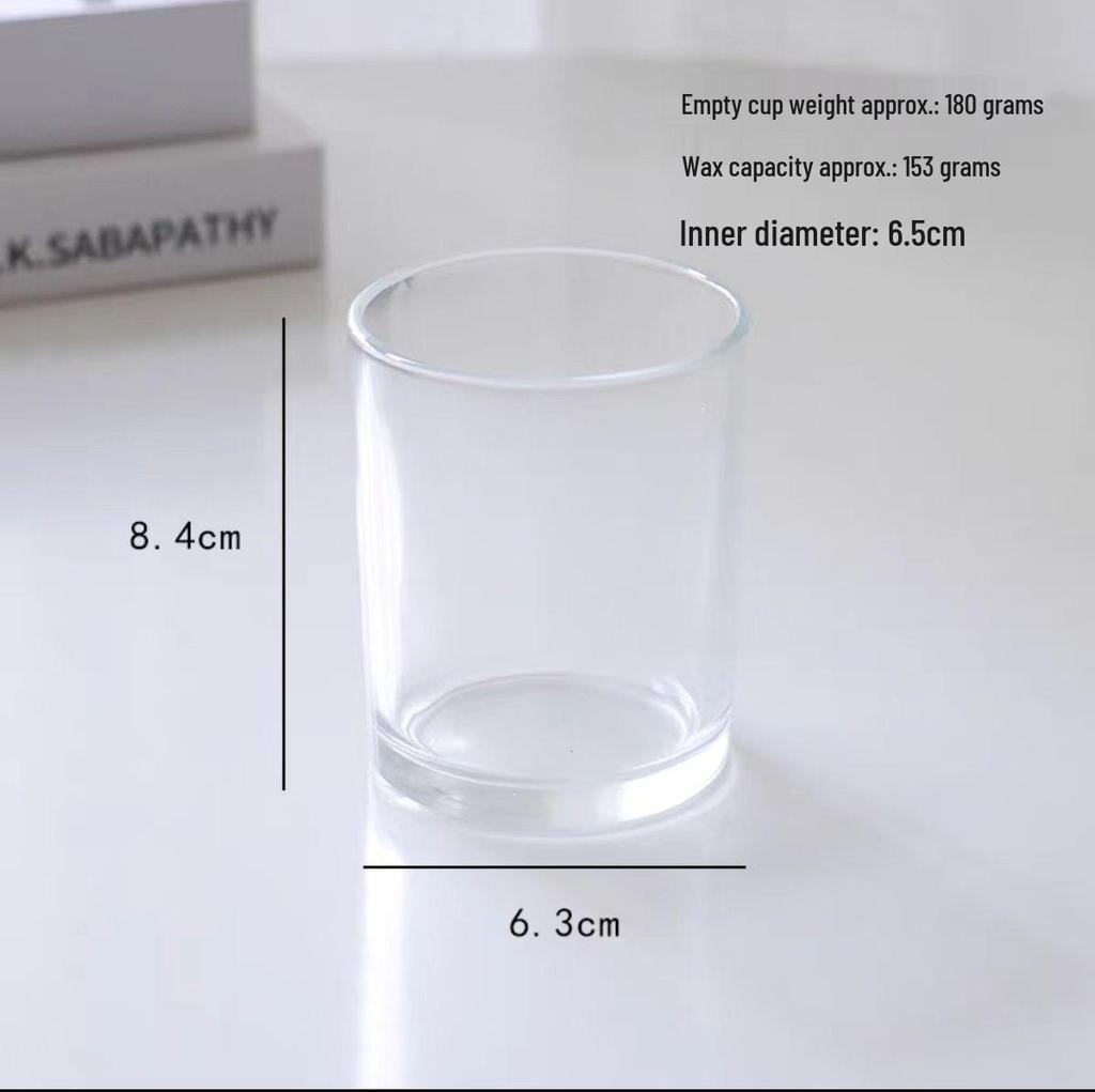 Small Round Glass Tea Light Candle Holder