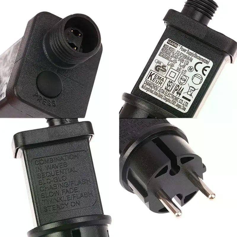 LED Timer Power Adapter, 31V-4.5V Adjustable Voltage with Programmable Timer, for String Lights & Low Voltage Lighting